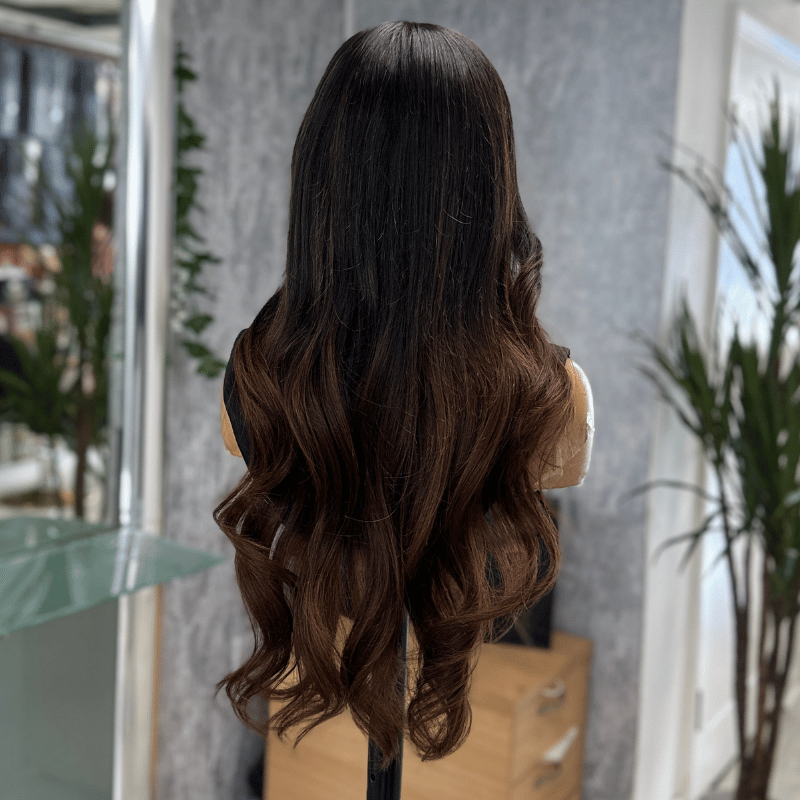 Tamara 22” Luxe Brunette Wig – 13x6 HD Lace Front Human Hair - estellewigsandmore.co.uk