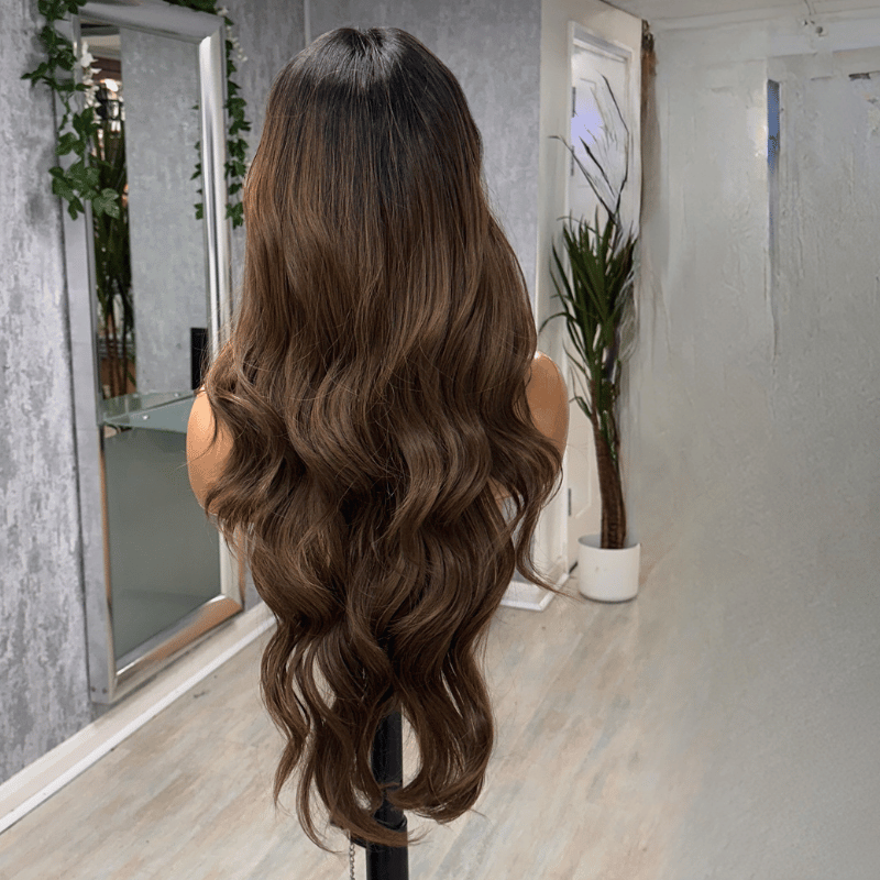 Jessie- 24 Inch Brown Lace Front Wig | 13x6 Free Part | Heat Safe Synthetic - estellewigsandmore.co.uk