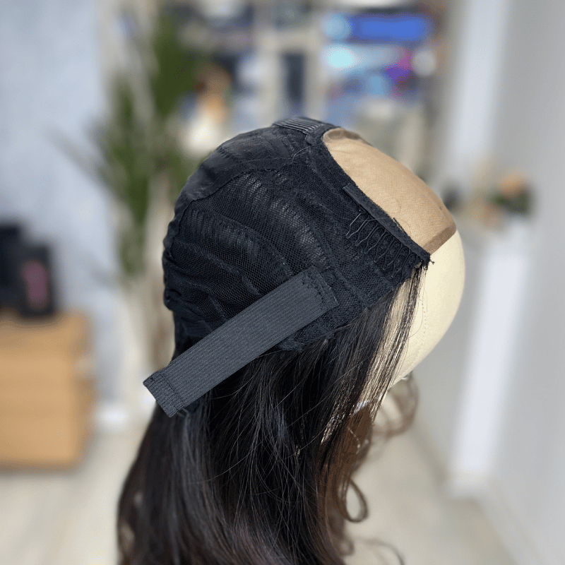 U-Part Human Hair Wig Warm Luxe Brunette - estellewigsandmore.co.uk