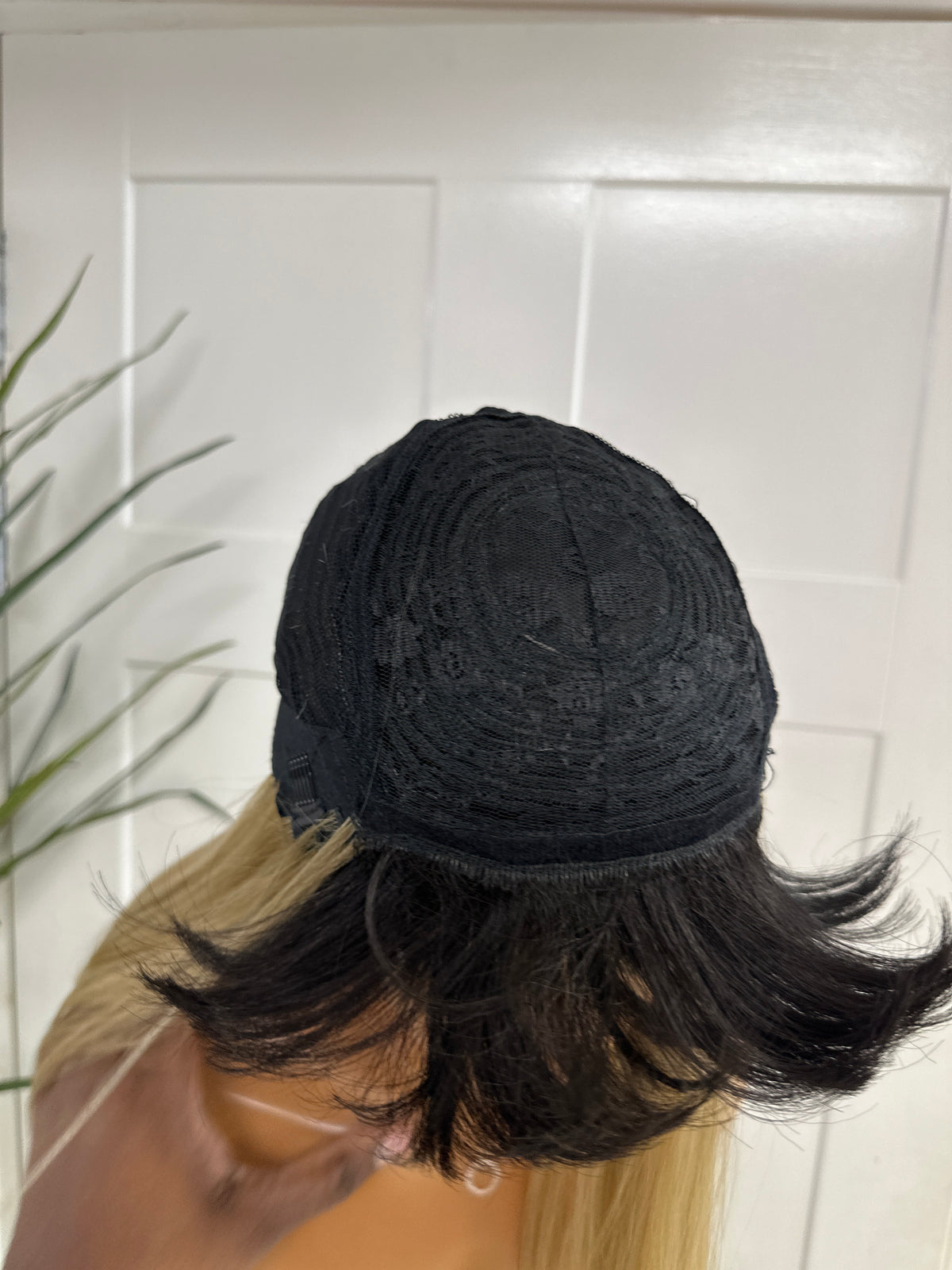 Black to Auburn  Ombre with Full Fringe | 26” Straight Wig-EWD/09 - estellewigsandmore.co.uk