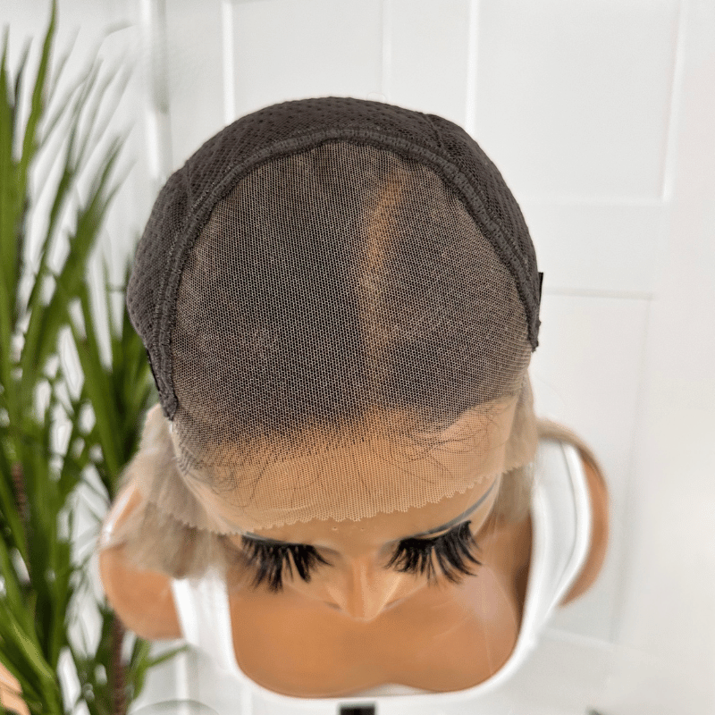 SAFIA -Long Rooted Ash Blonde Full Lace Layered Synthetic Wig