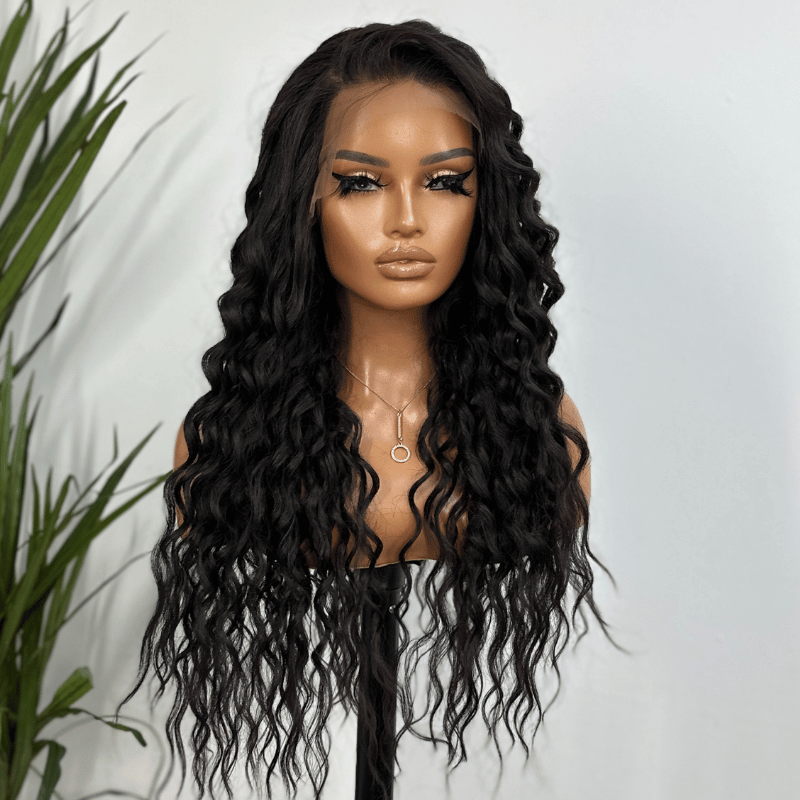 Lena- Long Curly Synthetic Wig - estellewigsandmore.co.uk
