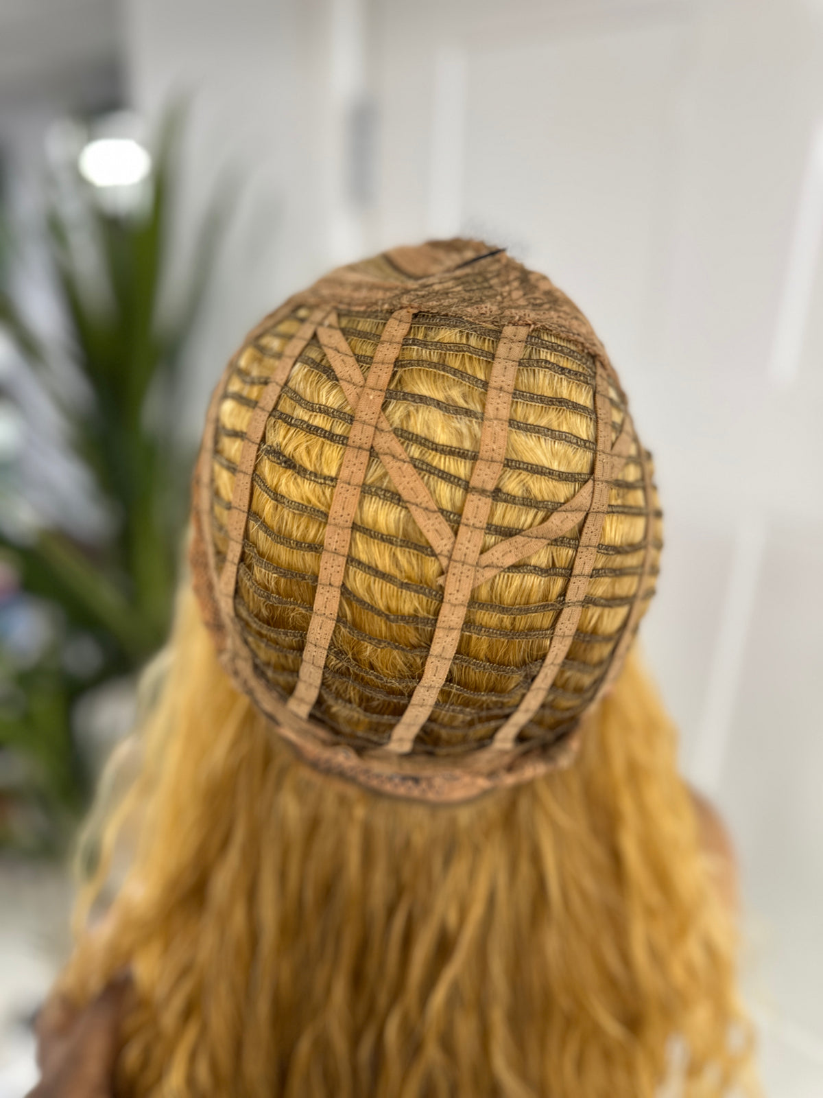 Dark Brown / Auburn Mix Wavy Lace Front Wig- EWD 68