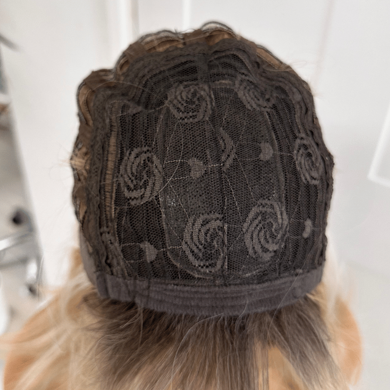 EWD 156-Rooted Beige Blonde Layered Synthetic Wig | Final Sale