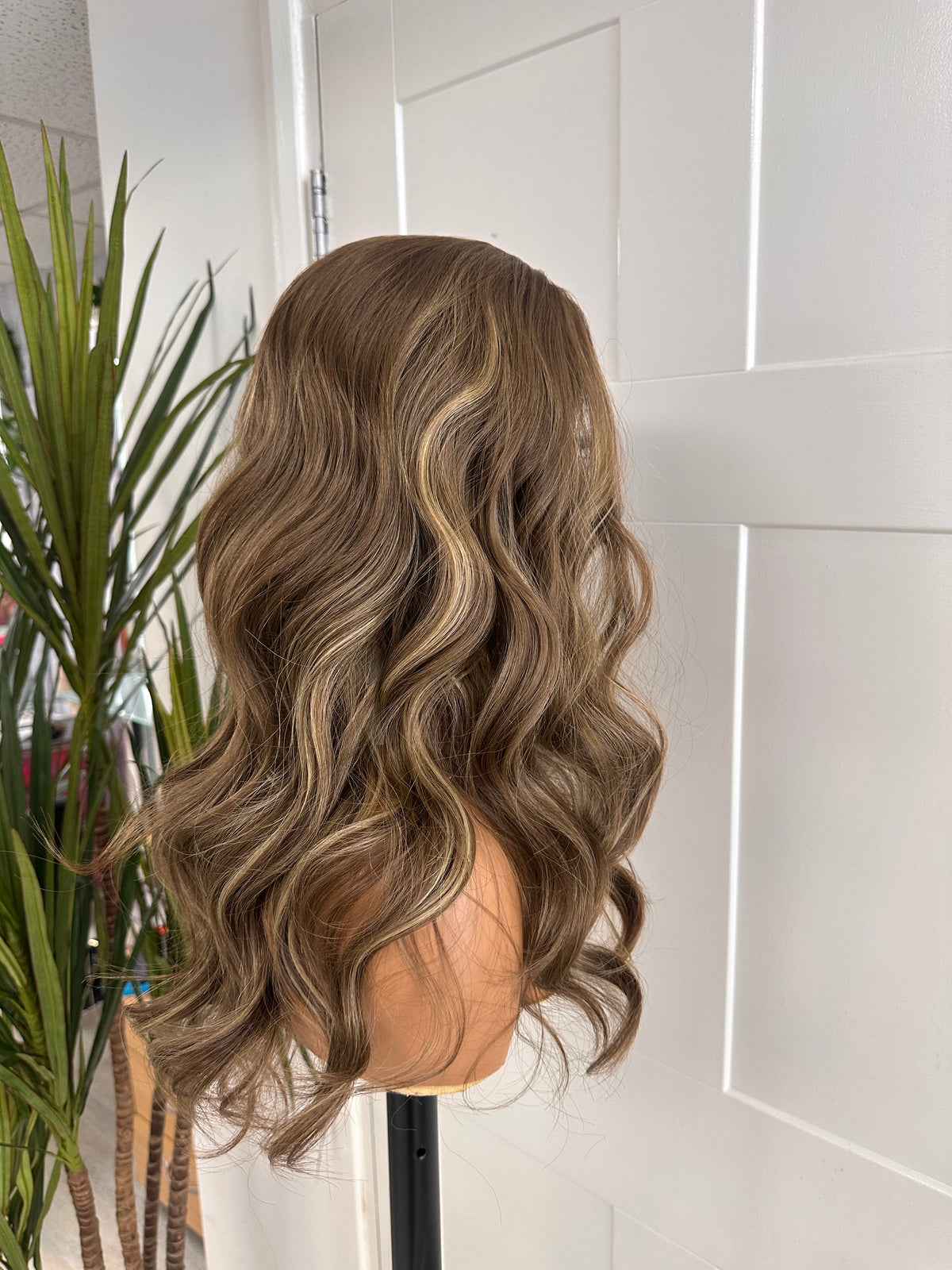 Light Brown/Blonde Mix   Lace front wig -EWD 34