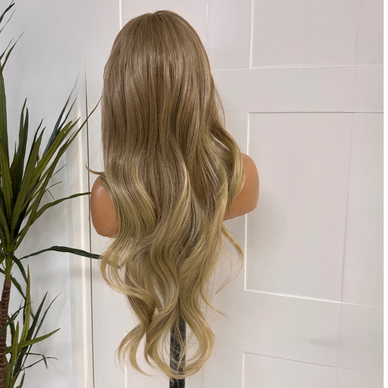 Caramel Brown & Beige Blonde Lace Front Wig-Yazmine/25 - estellewigsandmore.co.uk