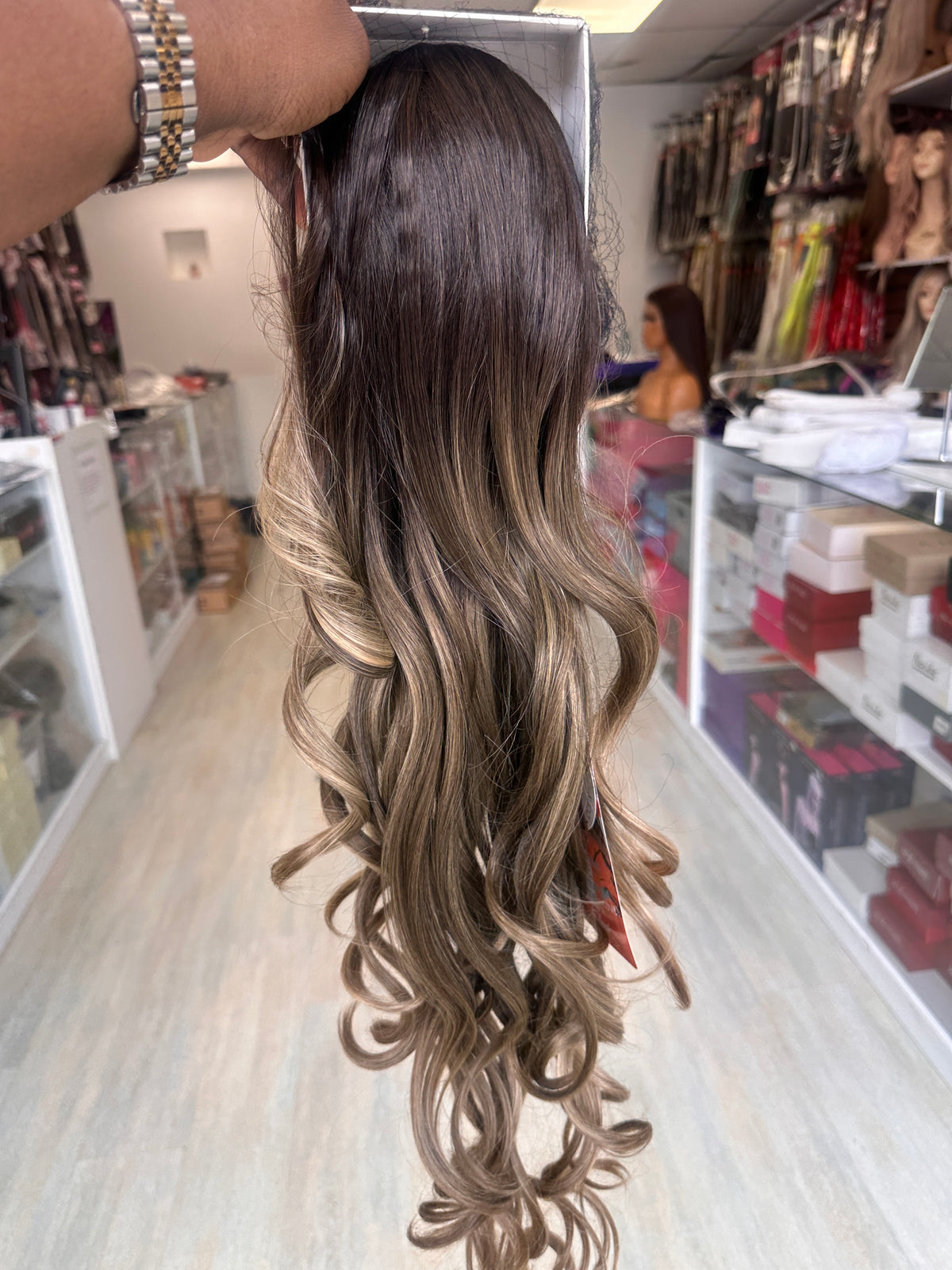 BOOTYLICIOUS -Long Wavy Synthetic Drawstring Ponytail - estellewigsandmore.co.uk synthetic hair extensions