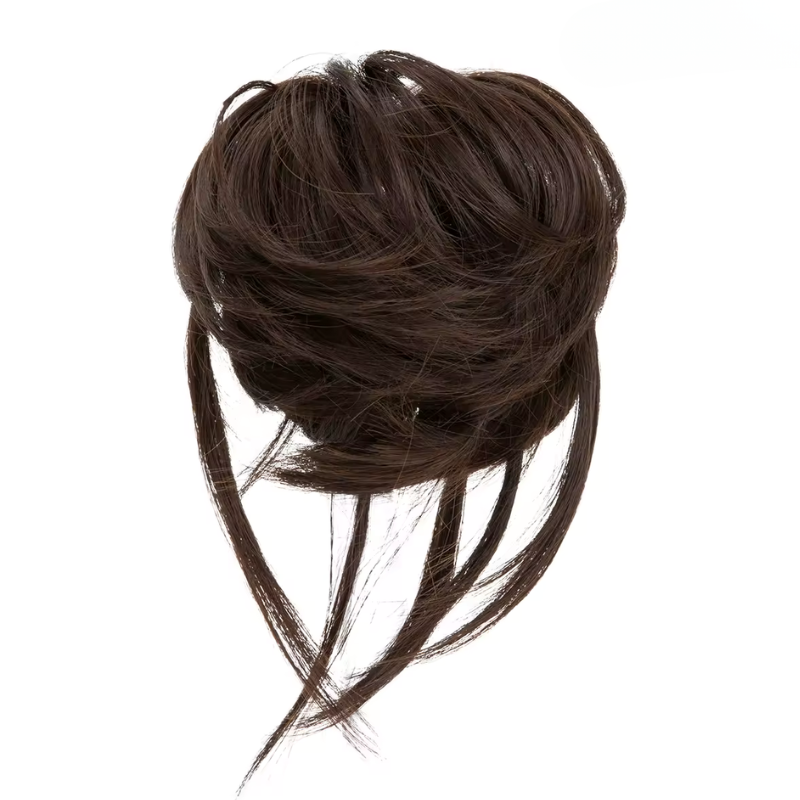 Messy Claw Clip Bun Hair Extension | Heat-Friendly Synthetic Updo Hairpiece