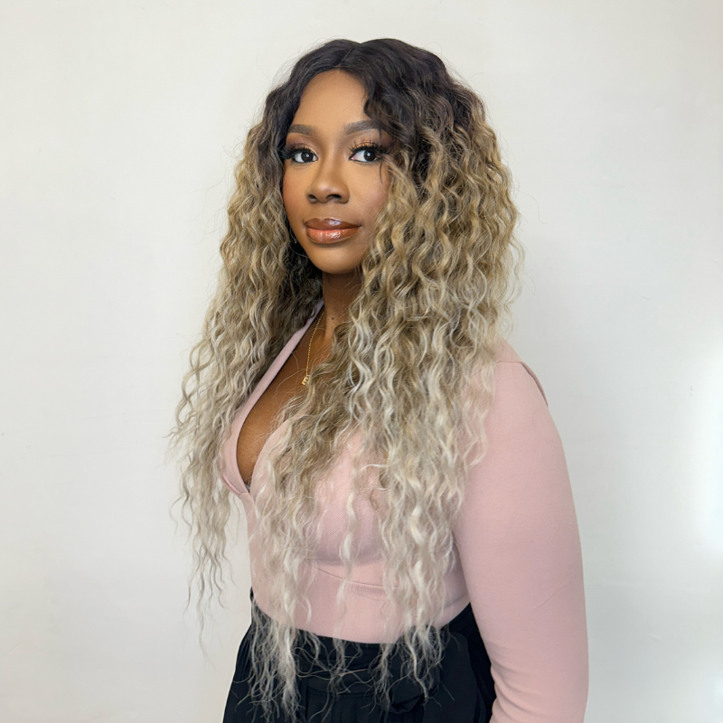 Long Curly Synthetic Lace Part Wig-ATILLA - estellewigsandmore.co.uk Synthetic Lace front wig
