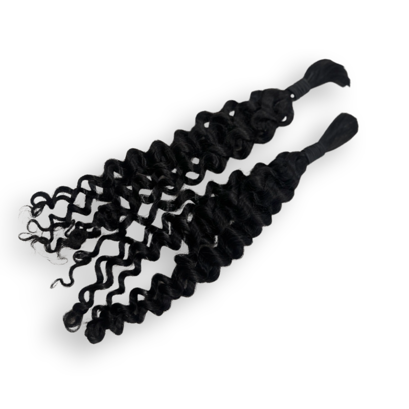 HUMAN HAIR -Loose Wave Bulk Braiding Hair | Boho Braids | Goddess Locs - estellewigsandmore.co.uk