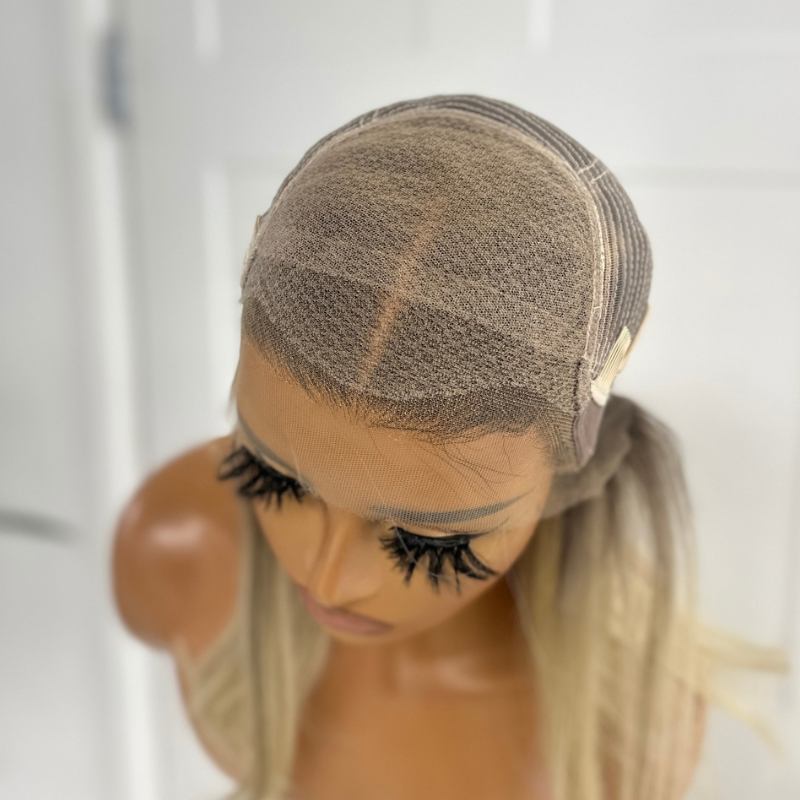14 inches Rooted Light Blonde Lace Front Human Hair Wig-RICHIE - estellewigsandmore.co.uk Human Hair Wigs
