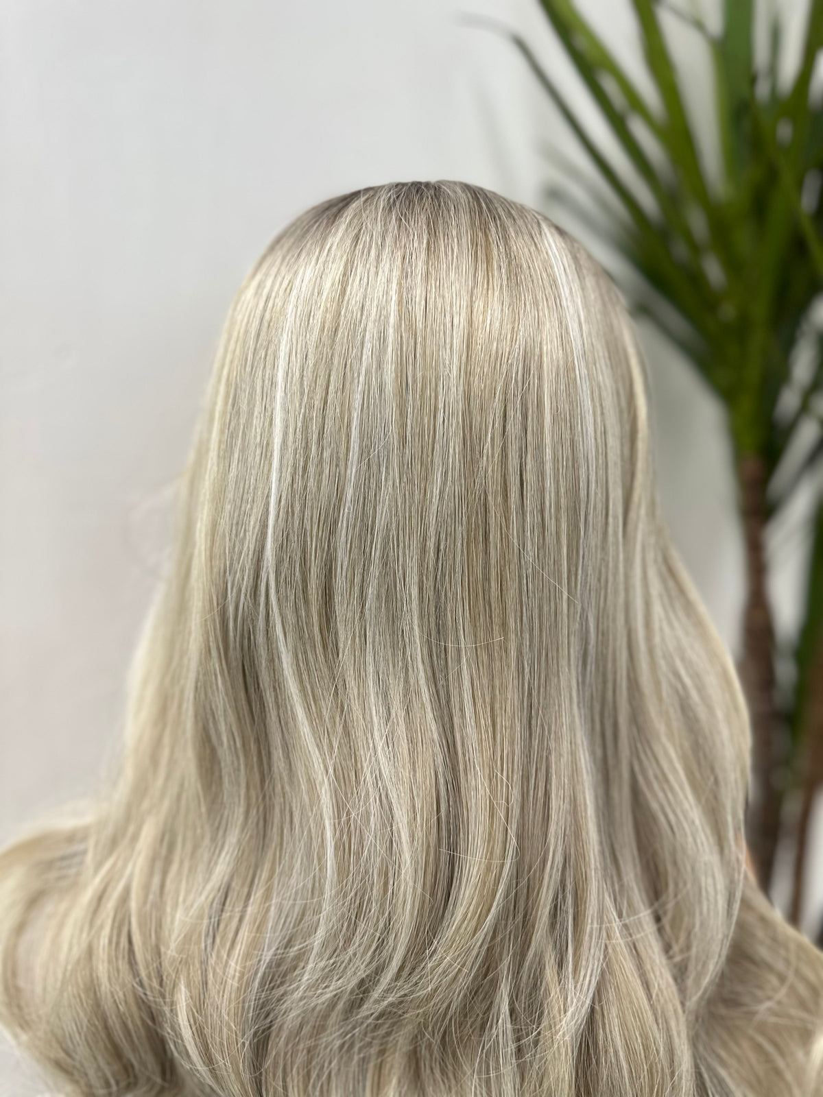 Long Rooted Ash Blonde Mix Lace Frontal Synthetic Wig-JEAN - estellewigsandmore.co.uk Synthetic Lace front wig