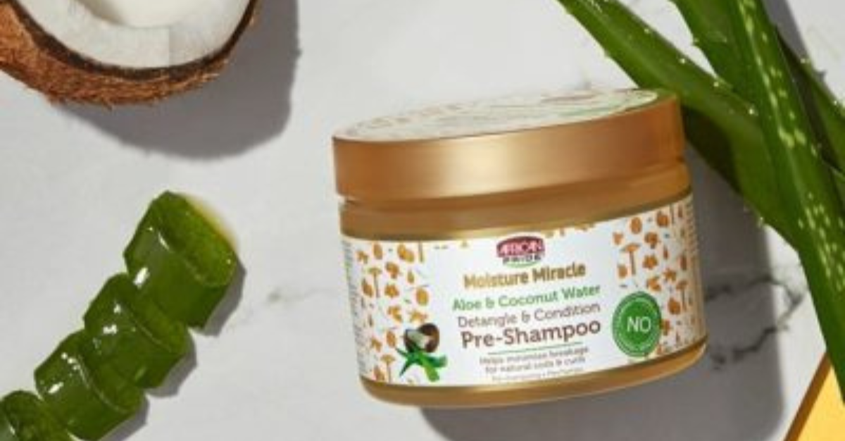 African Pride – Moisture Miracle Aloe & Coconut Water Pre-Shampoo