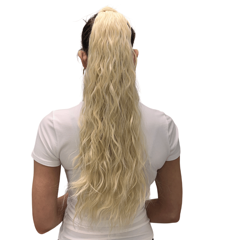 Simone-26''  Long Wavy  Wrap Around Synthetic Ponytail - estellewigsandmore.co.uk