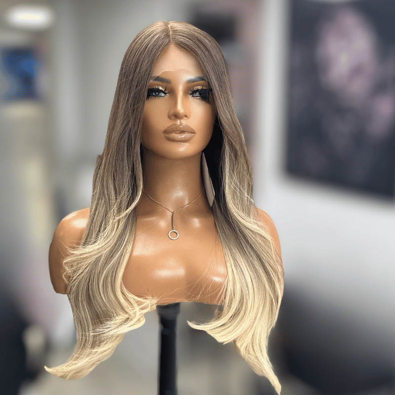 Shanice  | 24” Luxury European Human Hair Silk Base| Lace Front Wig – Ready to Ship - estellewigsandmore.co.uk