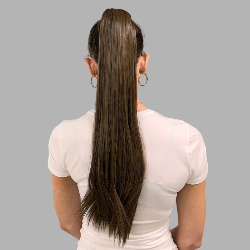 Long Straight Wrap Around Synthetic Ponytail - estellewigsandmore.co.uk