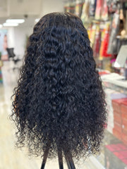 NENE -22 ‘’ Black Curly 5 * 5 HD Lace Closure Human Hair Wig