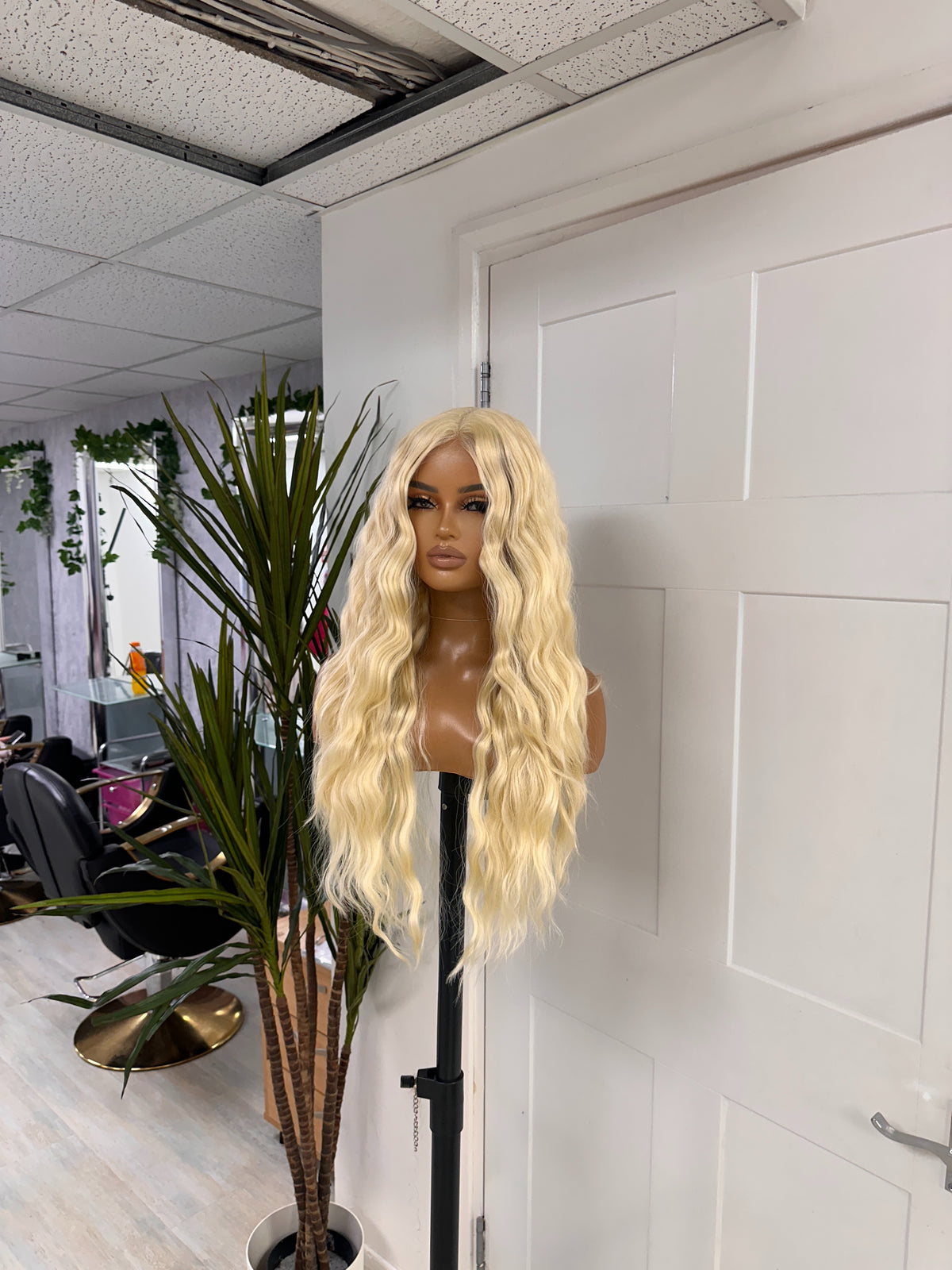 Long Curly Layered Synthetic Lace Front Wig-ALILA - estellewigsandmore.co.uk