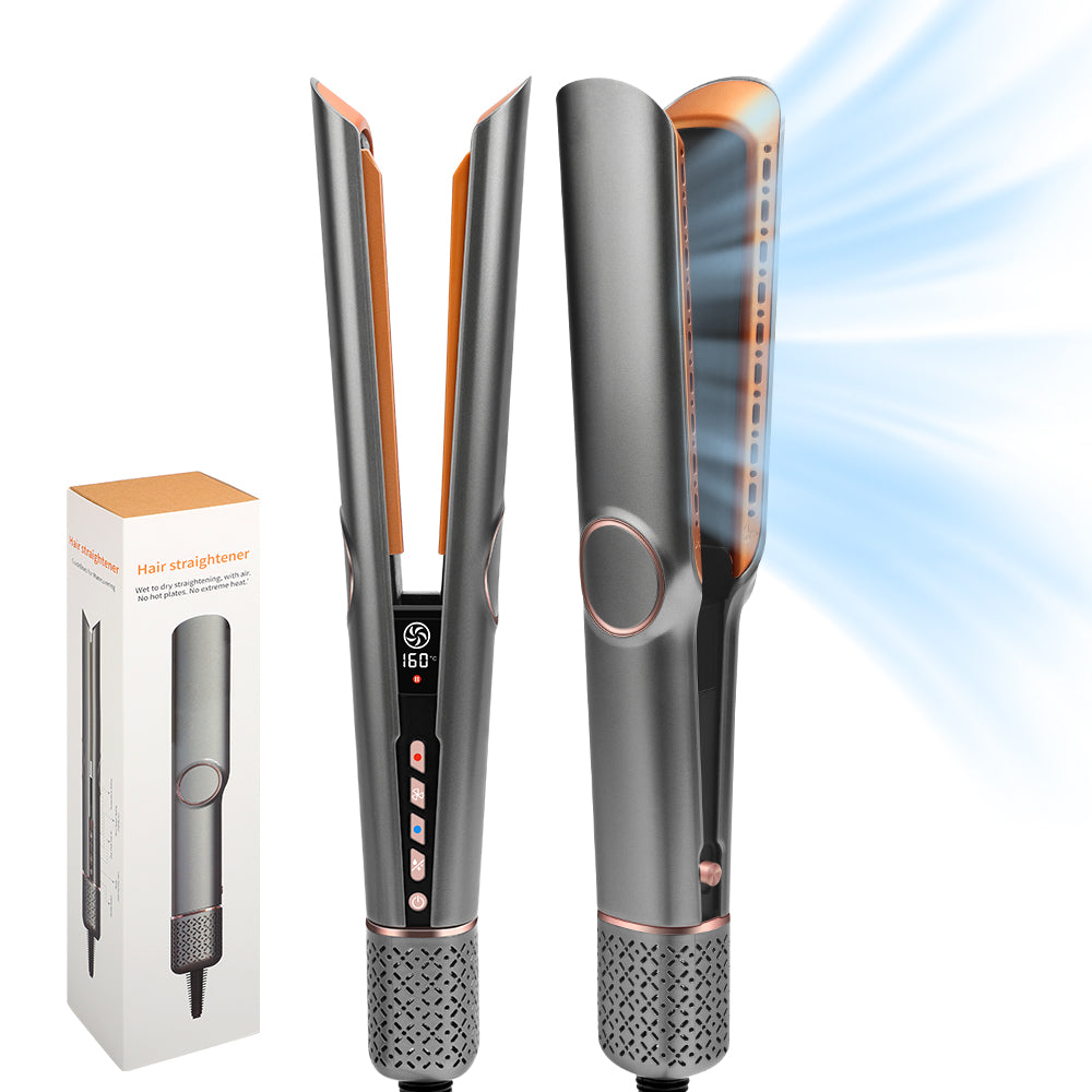 2-in-1 Wet to Dry Hair Dryer & Straightener | High-Speed Ionic Blow Dryer with LCD Display - estellewigsandmore.co.uk Hair Accessories