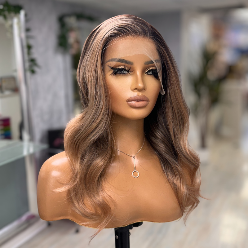 Scandinavian Hairline Loose Wave Lace Front Wig – Warm Mocha Caramel-Skye - estellewigsandmore.co.uk