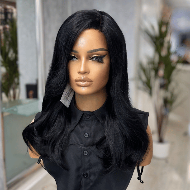Juliet -Human Hair Mix Lace Part  Wig - estellewigsandmore.co.uk