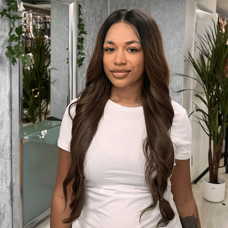 Jessie- 24 Inch Brown Lace Front Wig | 13x6 Free Part | Heat Safe Synthetic - estellewigsandmore.co.uk