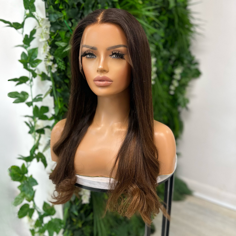 Brunette hair store wig