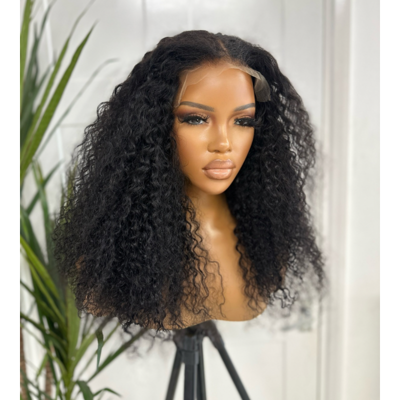 Lace outlet frontal human hair wig