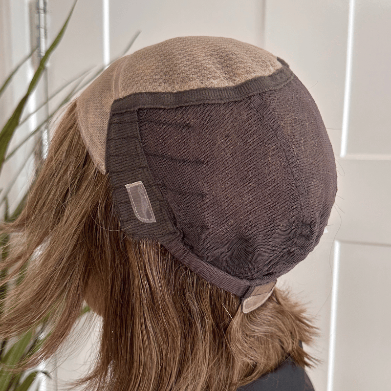 Luxury Mocha Blonde Hand-Tied Human Hair Wig-The Kensington Bob - estellewigsandmore.co.uk