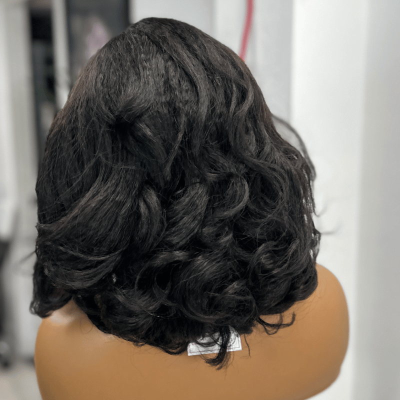 Kinky Straight Human Hair Lace Front Wig 13x4 | SADE - estellewigsandmore.co.uk