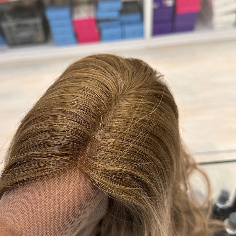 Eloise | 20” Luxury European Human Hair Silk Base| Lace Front Wig – Ready to Ship - estellewigsandmore.co.uk