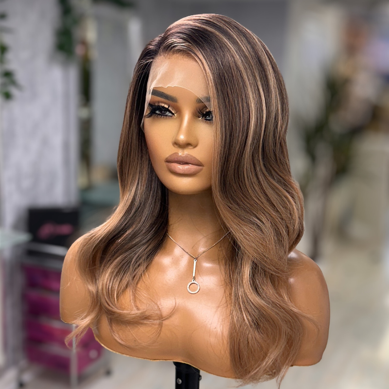 Scandinavian Hairline Loose Wave Lace Front Wig – Warm Mocha Caramel-Skye - estellewigsandmore.co.uk