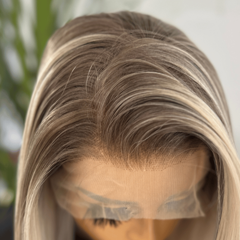 Two Tone Blonde Lace Front Wig | 18–20 Inch Synthetic Heat Safe Wig-Camille - estellewigsandmore.co.uk SYNTHETIC WIGS