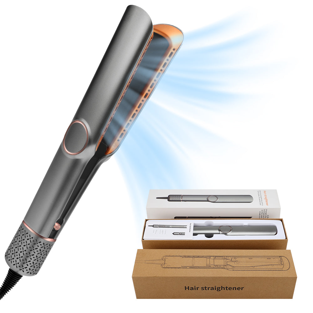2-in-1 Wet to Dry Hair Dryer &amp; Straightener | High-Speed Ionic Blow Dryer with LCD Display - estellewigsandmore.co.uk Hair Accessories