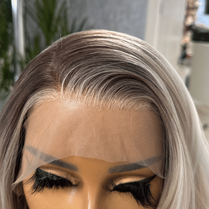 Freya 002 Rooted Platinum Blonde Lace Front Wig | Scandinavian Blonde - estellewigsandmore.co.uk