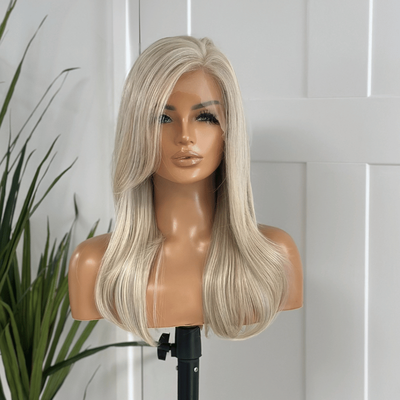 NOLA – 16" Beige Blonde 13×6 Lace Front Synthetic Wig