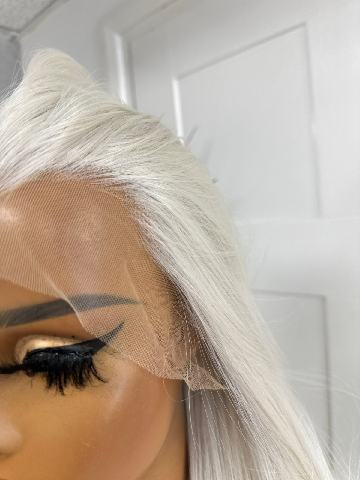 Platinum Blonde Straight Wig | 26” Lace Front-EWD/03 - estellewigsandmore.co.uk