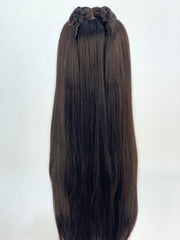 ANYA-Braided Human Hair Blend Lace Front Wig