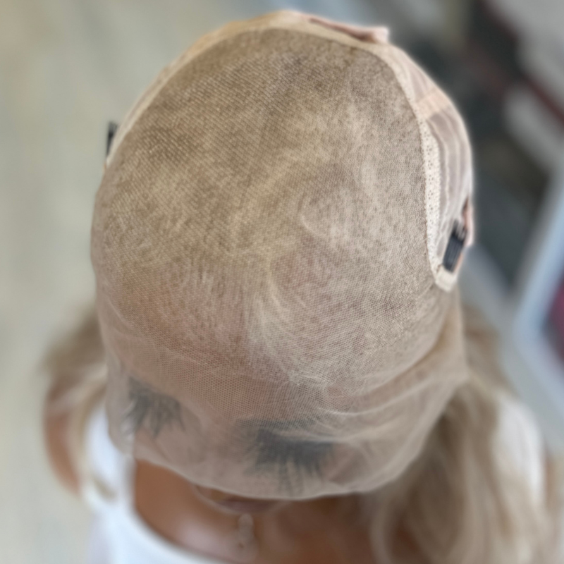 Yazmine/28-Long Light  Blonde Synthetic  Lace Front Wig