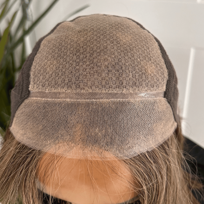 Luxury Mocha Blonde Hand-Tied Human Hair Wig-The Kensington Bob - estellewigsandmore.co.uk