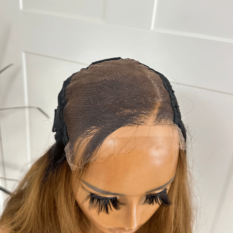 MADISON – 22" Honey Caramel Blonde Virgin Human Hair 5×5 HD Lace Wig