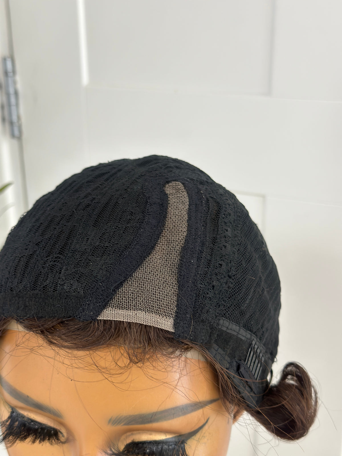 Finger Wave Pixie Wig | Premium Human Hair Mix | 4” Lace Part -Milan