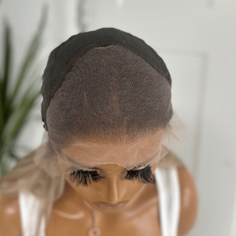Missy- Rooted Light Blonde Human Hair Blend 13x6 HD Lace Front Wig