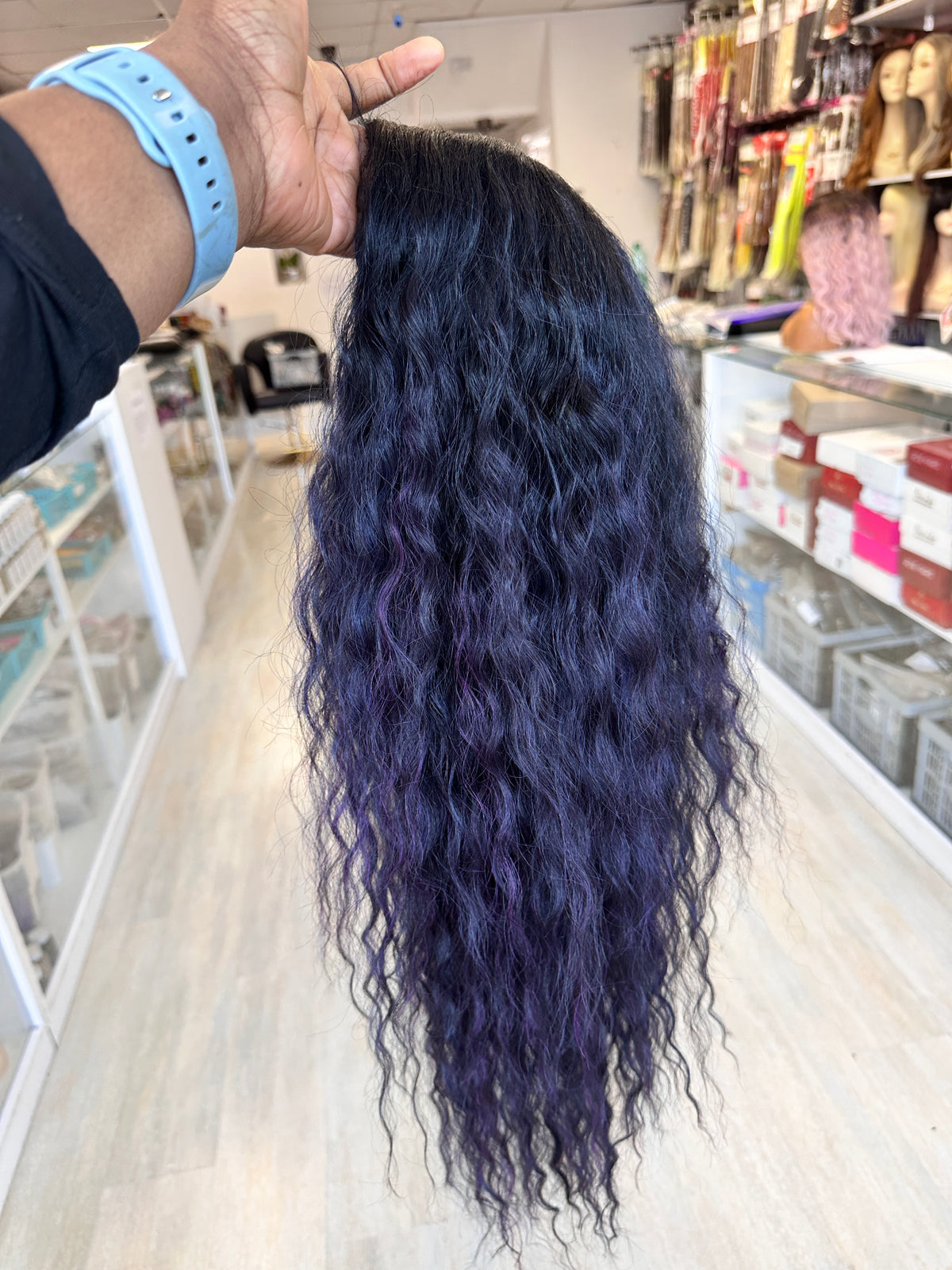 Long Curly Synthetic Lace Part Wig-ATILLA - estellewigsandmore.co.uk