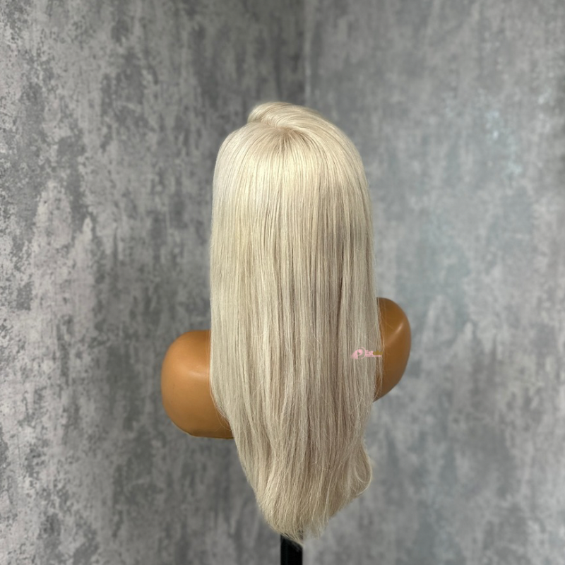 16 inch Human hair cheapest blonde wig