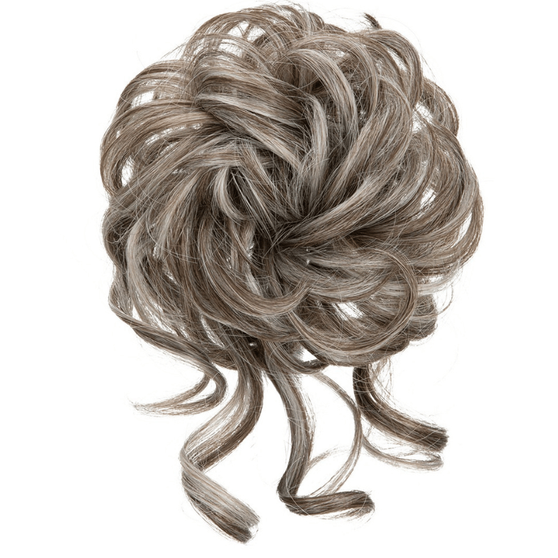 Curly Messy Bun Hair Scrunchie | Synthetic Heat Resistant Bun Hair Piece