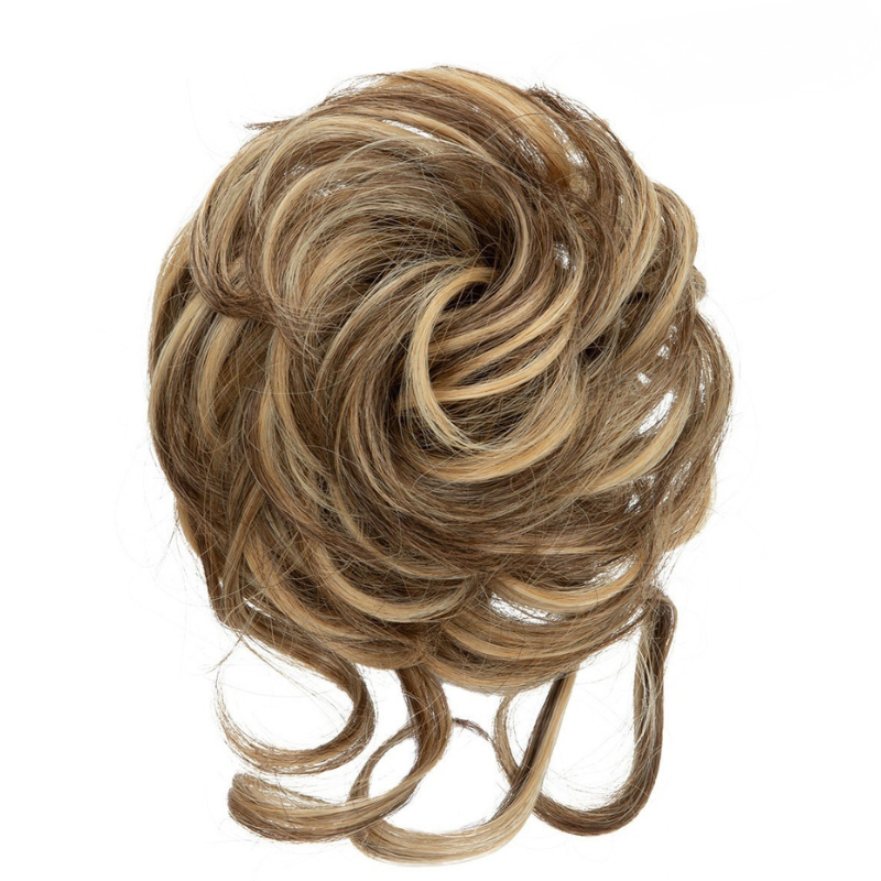 Curly Messy Bun Hair Scrunchie | Synthetic Heat Resistant Bun Hair Piece