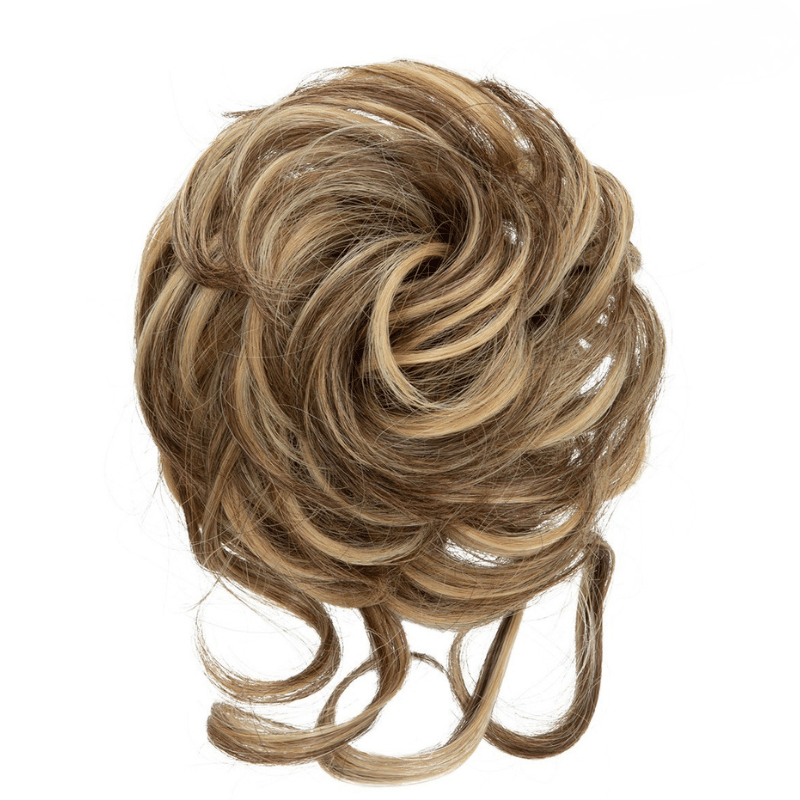 Curly Messy Bun Hair Scrunchie | Synthetic Heat Resistant Bun Hair Piece