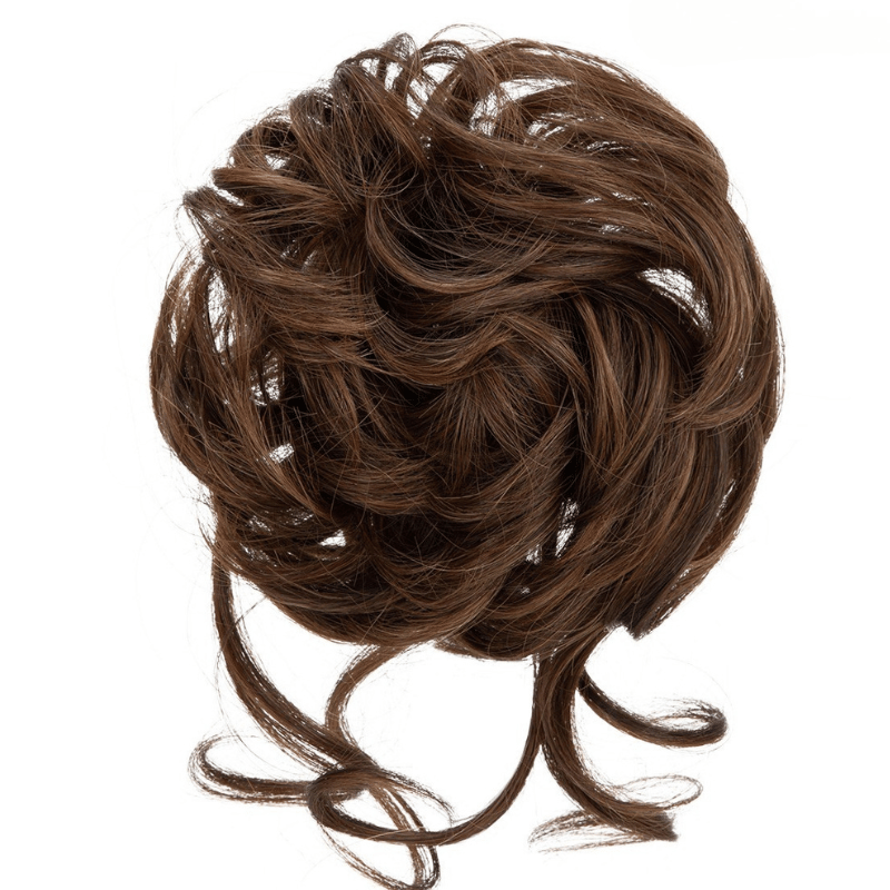 Curly Messy Bun Hair Scrunchie | Synthetic Heat Resistant Bun Hair Piece