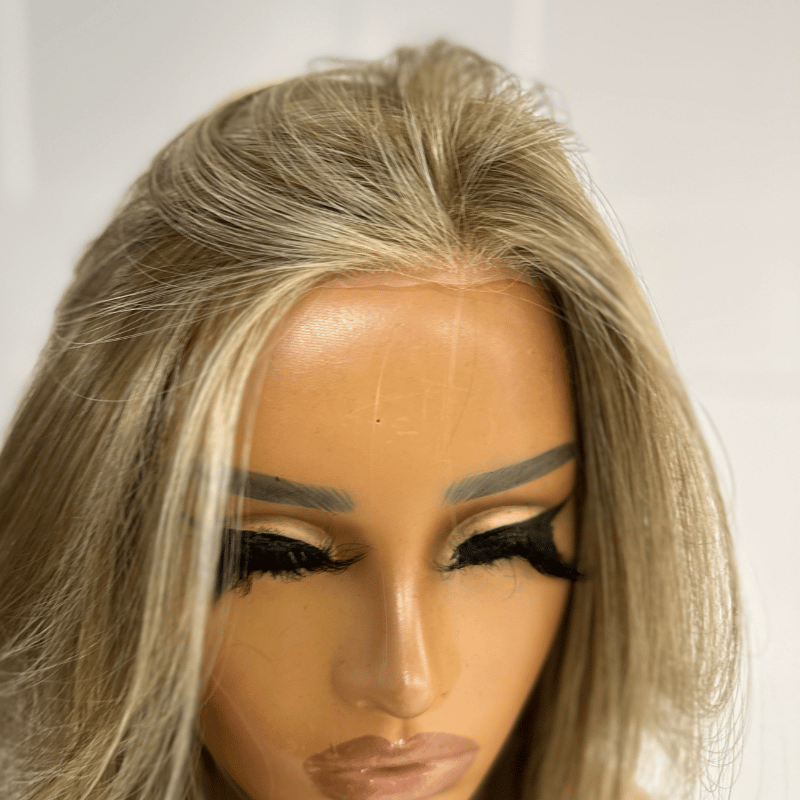 Dark Blonde Monofilament Lace Front Wig | Heat Safe Synthetic-Marina